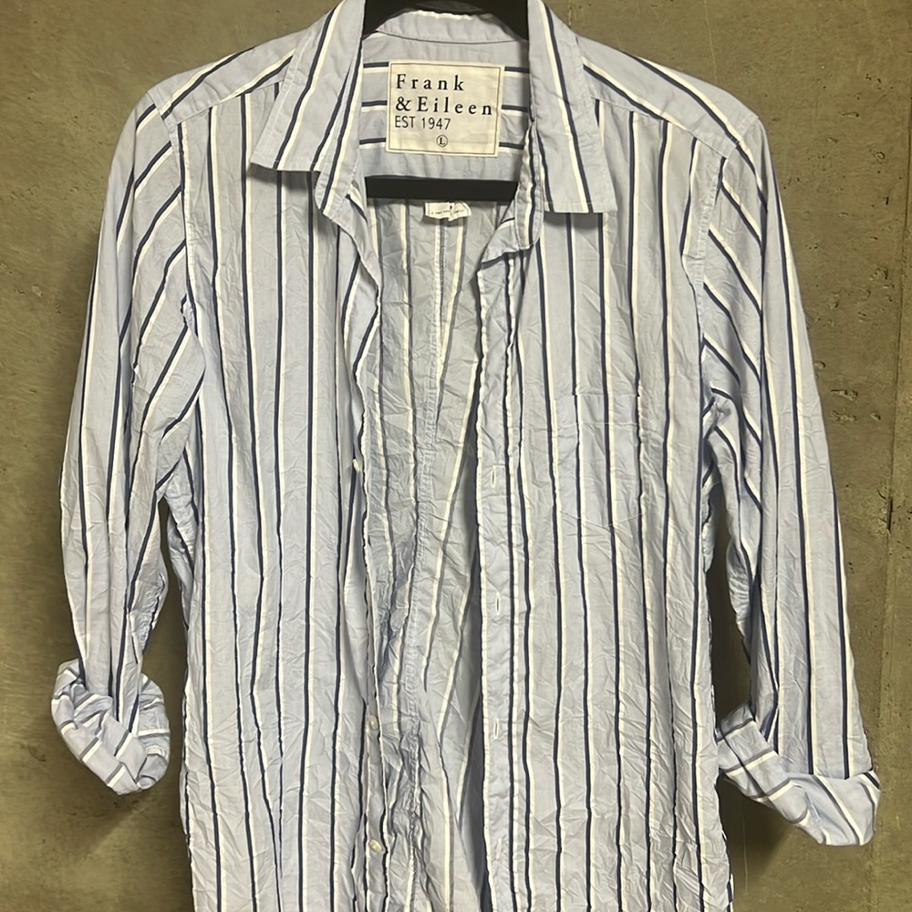 FRANK & EILEEN Barry Button-up Shirt Sz L